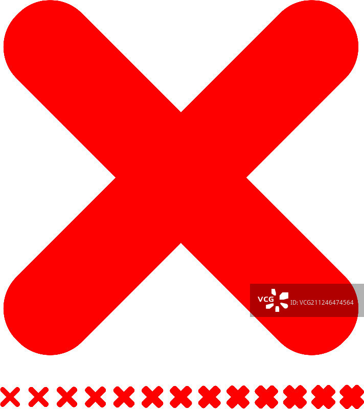 不同粗细的十字符号图片素材