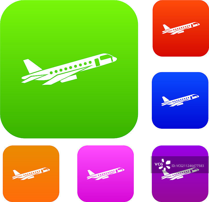 飞机起飞合集图片素材