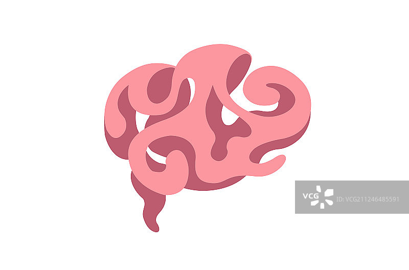 智能大脑标志图片素材