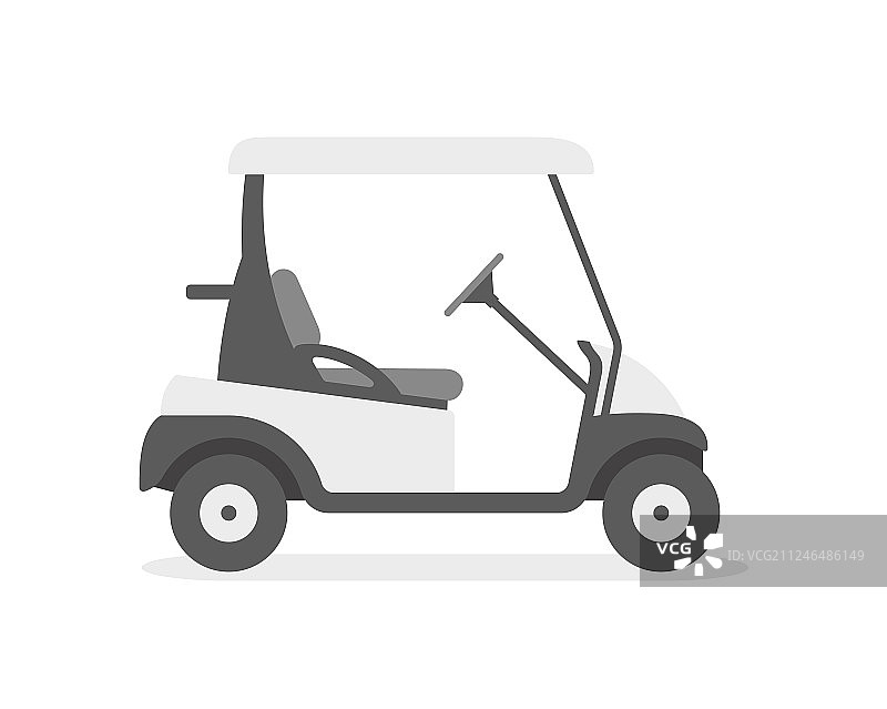 高尔夫球车图片素材