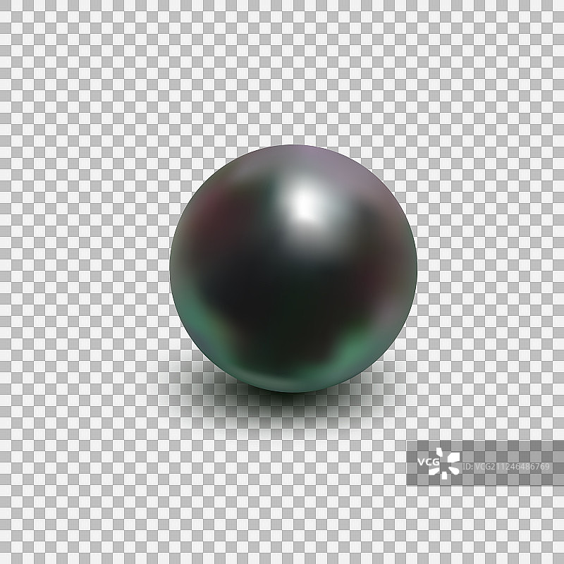 美丽的黑色闪亮海珍珠图片素材