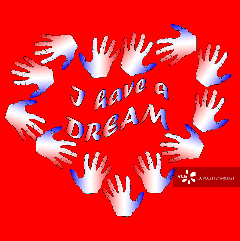 马丁·路德·金纪念日海报横幅假日图片素材