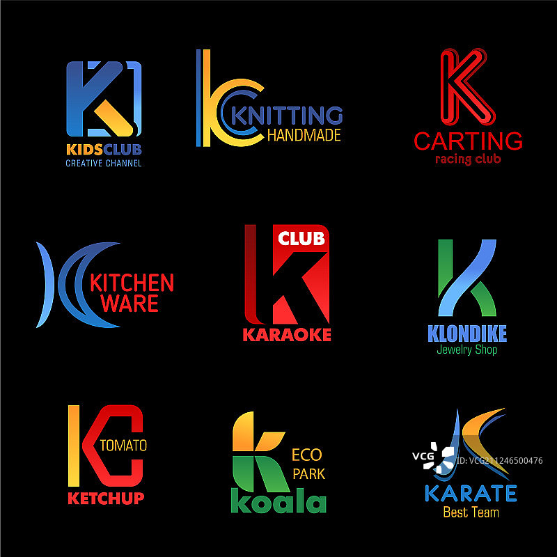 彩色商业企业形象图标图片素材