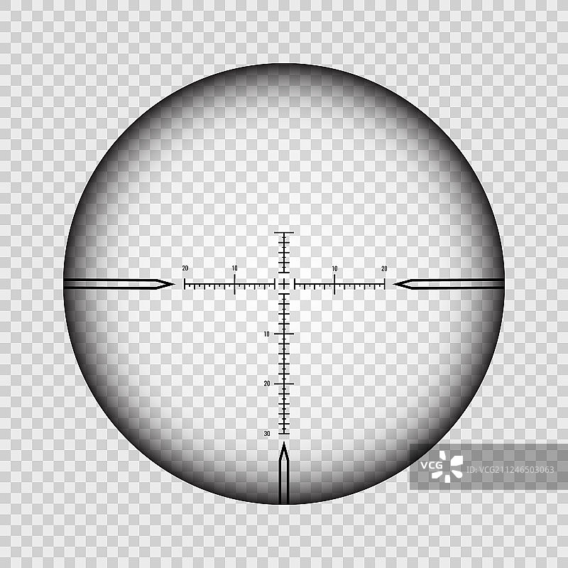 狙击镜十字图片素材