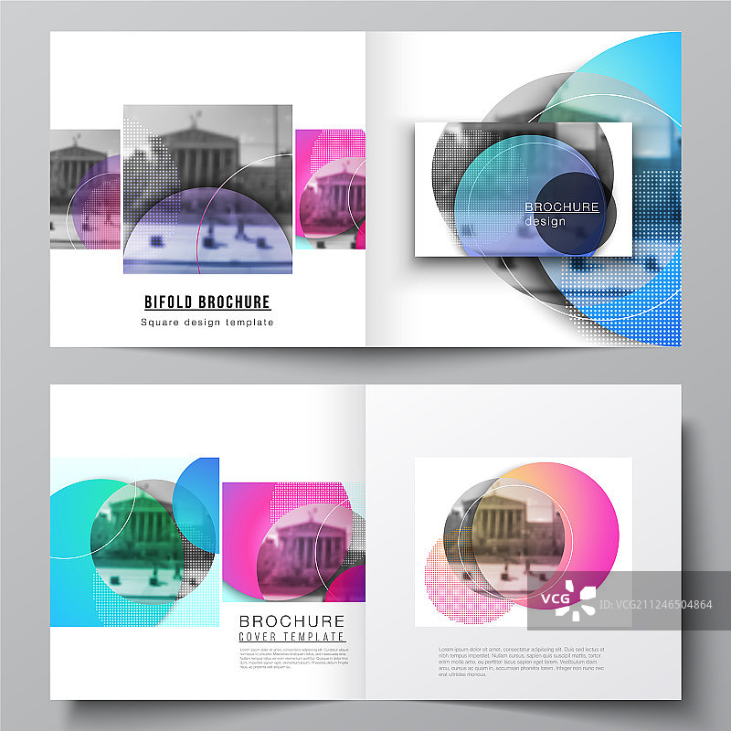 可编辑的双图层布局图片素材