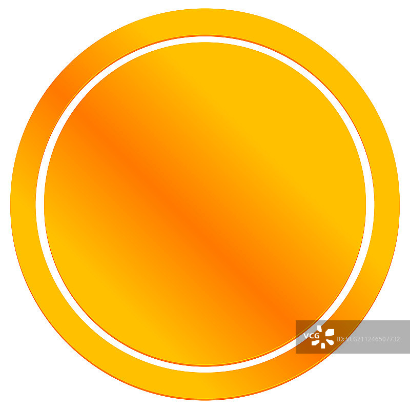 空白金属徽章圆形图标图片素材