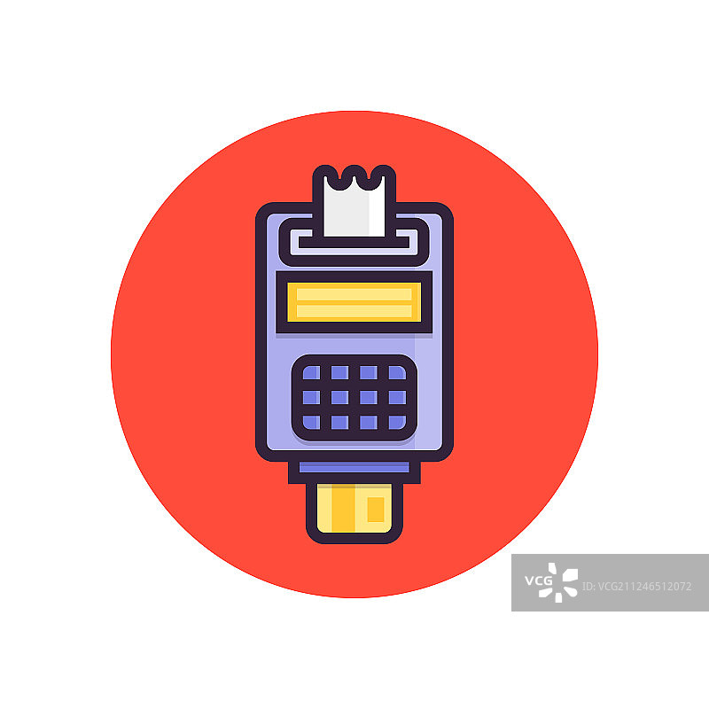 POS机销售点支付概念图片素材