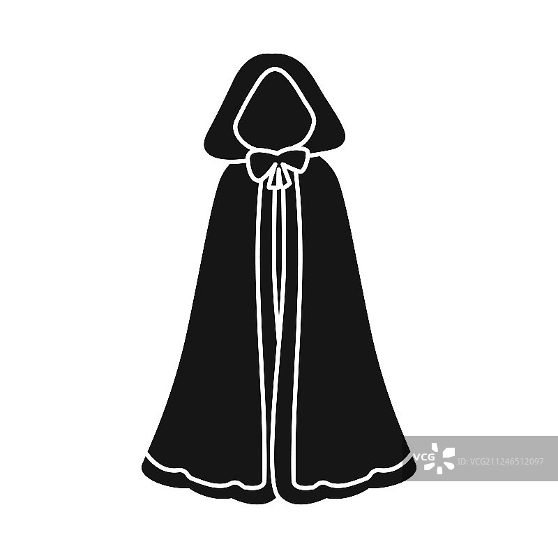 斗篷和公主图标集图片素材