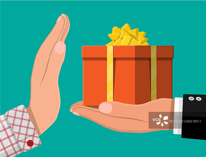 手递礼物盒图片素材