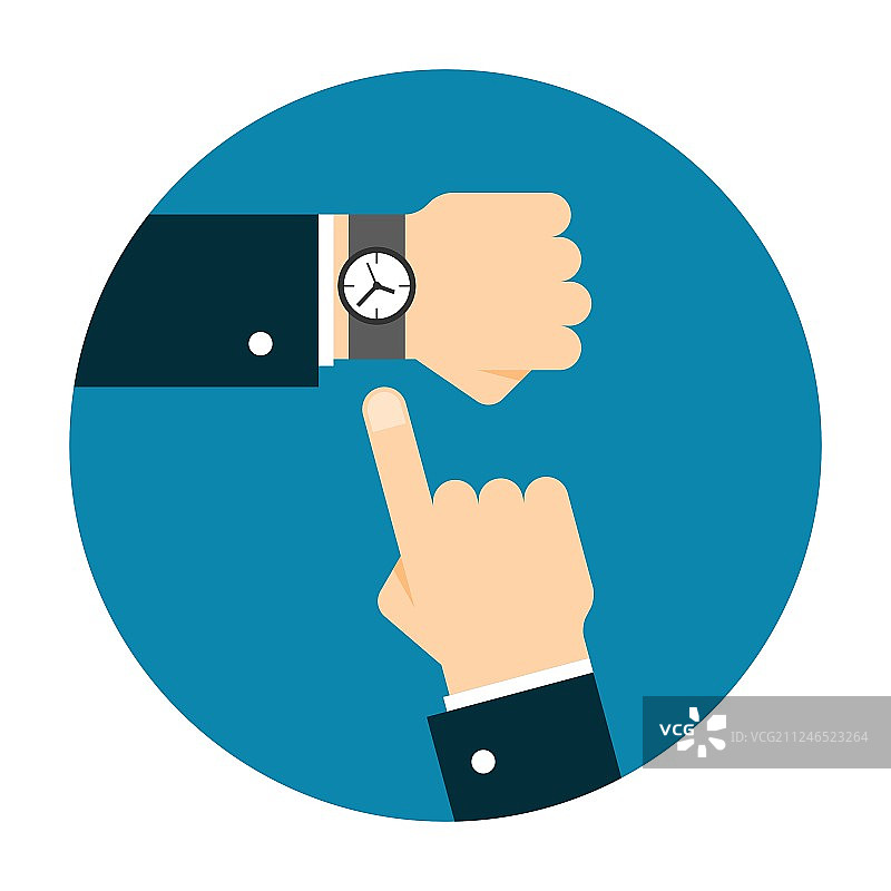 手上的手表图片素材