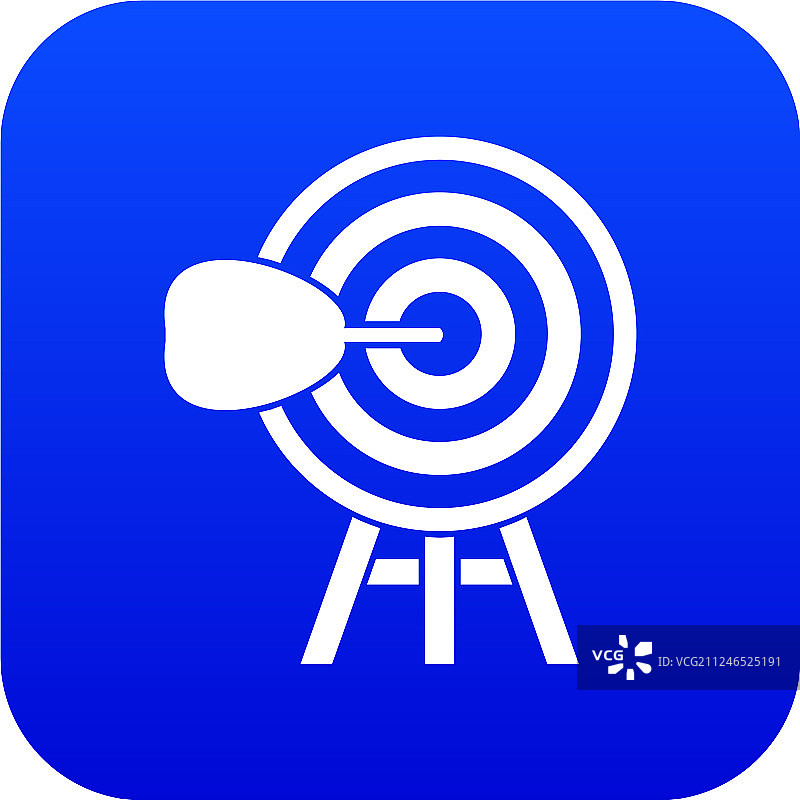 目标图标：蓝色数码风格图片素材
