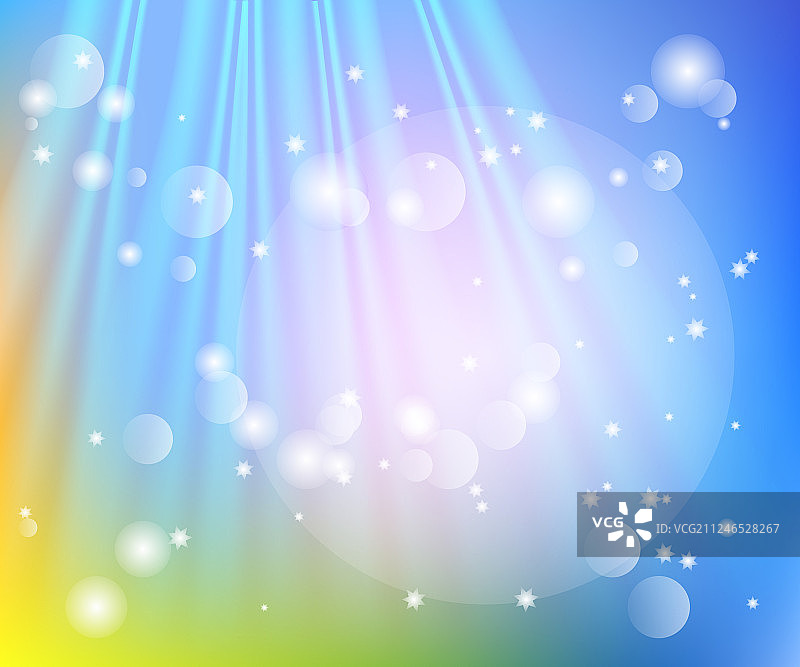 耀眼的阳光和柔和的镜头光晕图片素材