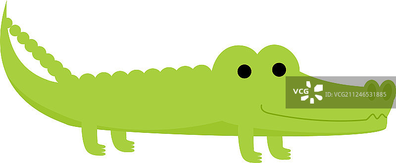 鳄鱼卡通形象图片素材