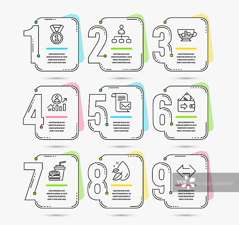 汉堡最佳排名和职业阶梯图标图片素材