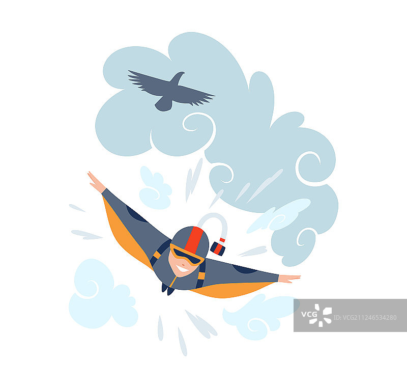 跳伞极限运动图片素材