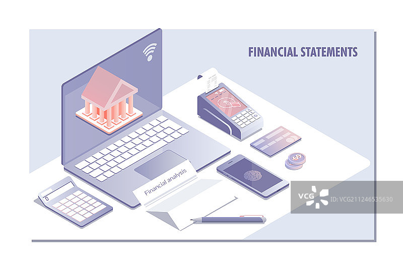 财务报表网页设计模板图片素材