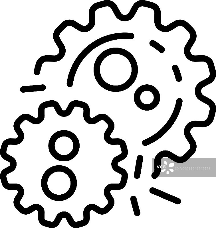 细菌繁殖图标轮廓样式图片素材