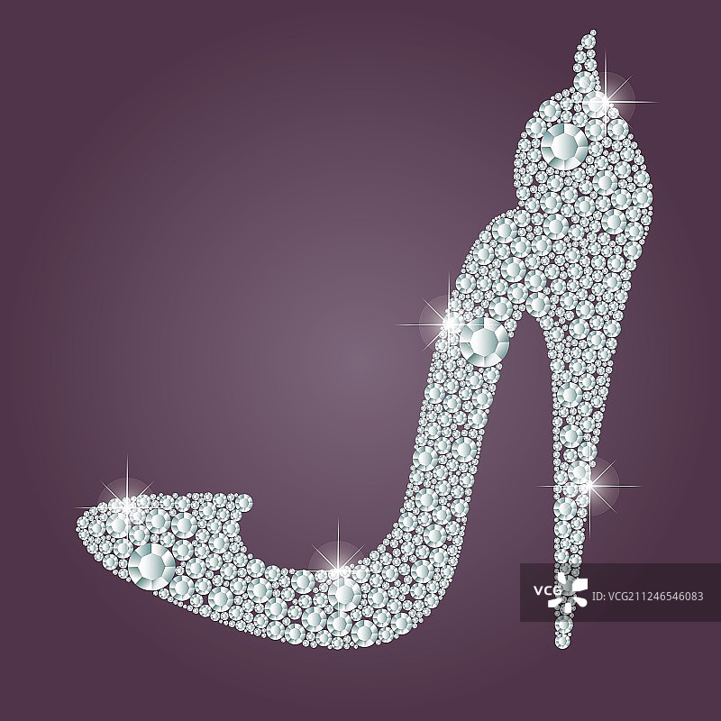 女士高跟鞋形状图片素材