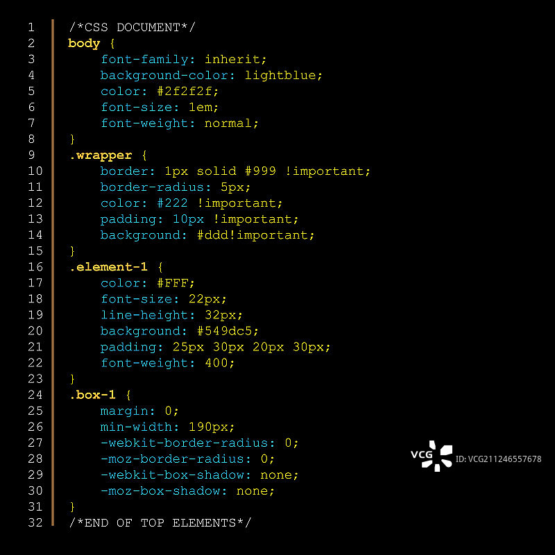 简约多彩标签网站CSS代码图片素材
