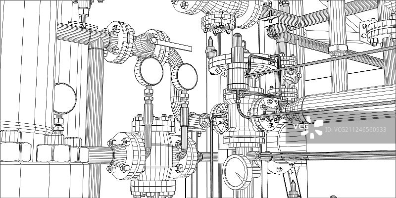 供暖系统设备图片素材