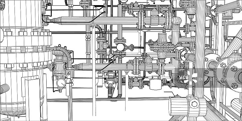供暖系统设备图片素材