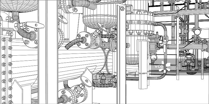 供暖系统设备图片素材