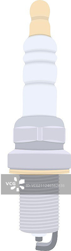 火花塞扁平设计图片素材