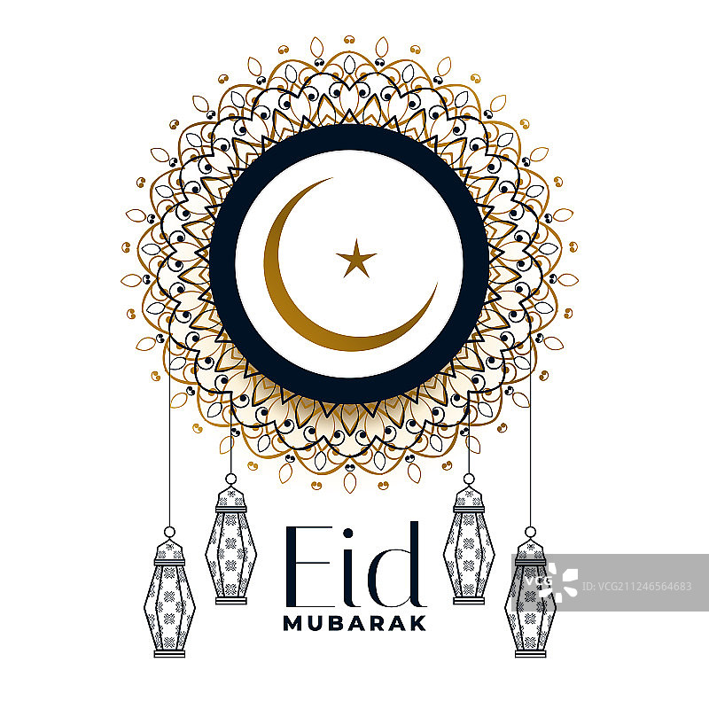 开斋节装饰背景图片素材