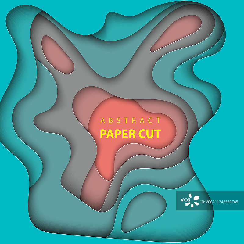 珊瑚色和蓝绿色渐变背景图片素材