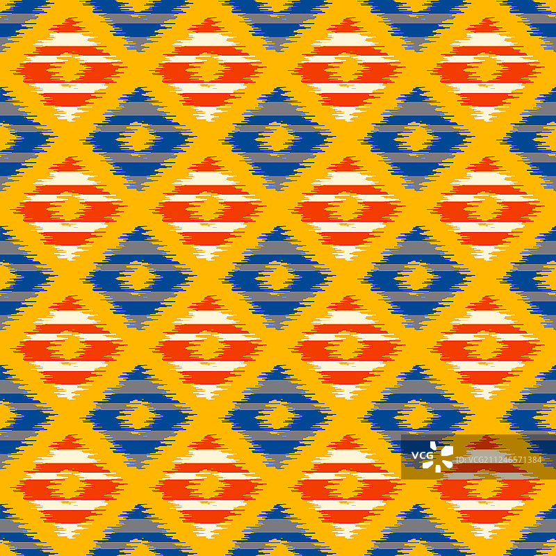 ikat面料风格地毯纹理图案图片素材