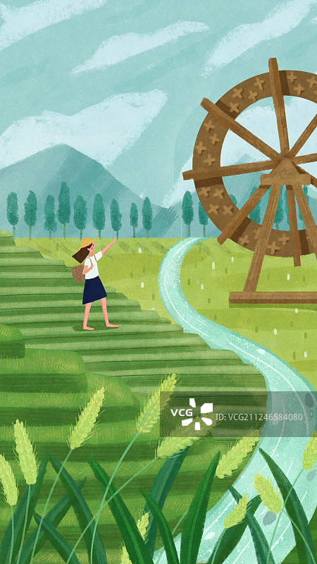 节气小满图片素材