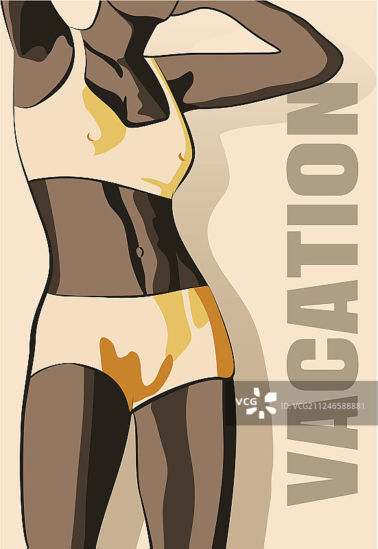 美丽性感的健身女孩图片素材