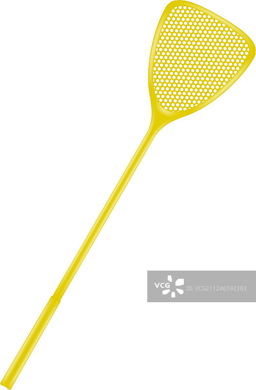 橙色设计的苍蝇拍图片素材