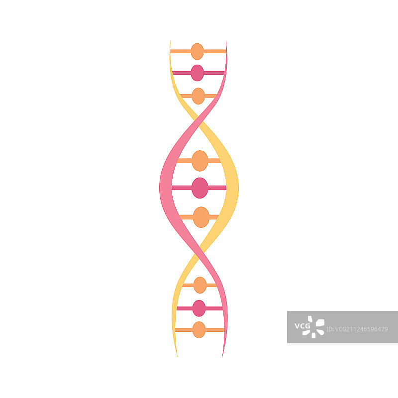 DNA缠绕螺旋分子结构图片素材