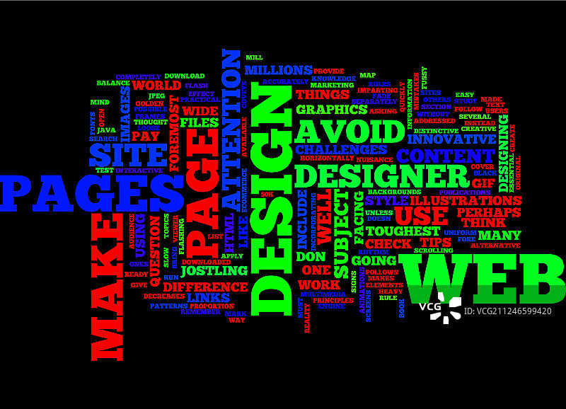 网页设计师必备技巧文字背景图片素材