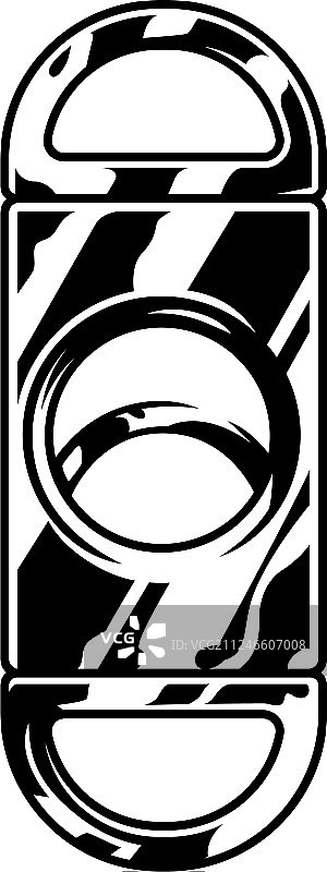 单色金属雪茄剪图片素材