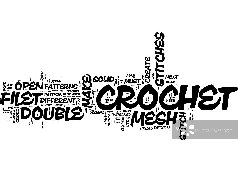 网状钩针文本背景词云概念图片素材