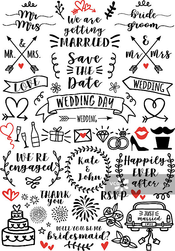 婚礼叠加图层素材图片素材