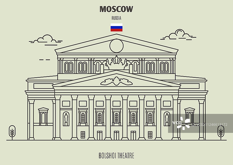 莫斯科大剧院图片素材