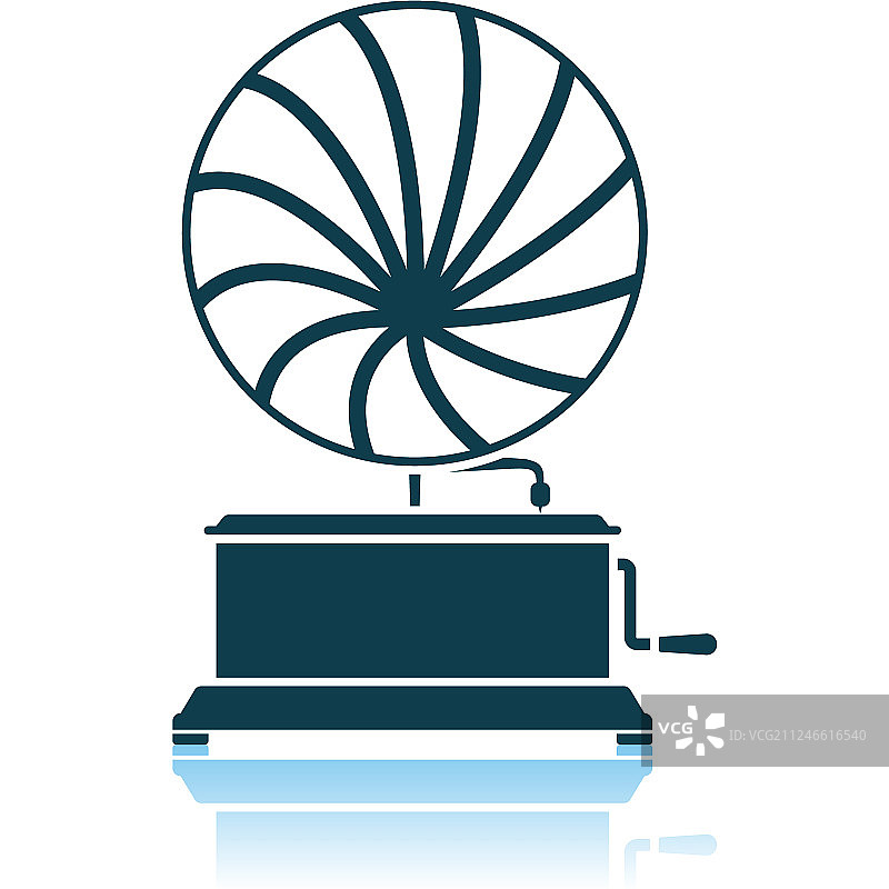 老式留声机图标图片素材