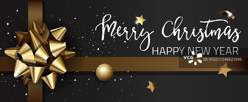 圣诞快乐或新年网页banner图片素材