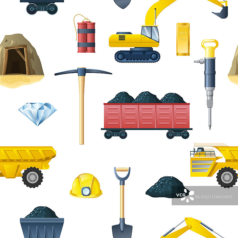 矿业图案图片素材