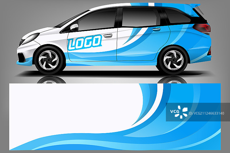 汽车贴花包装设计图片素材