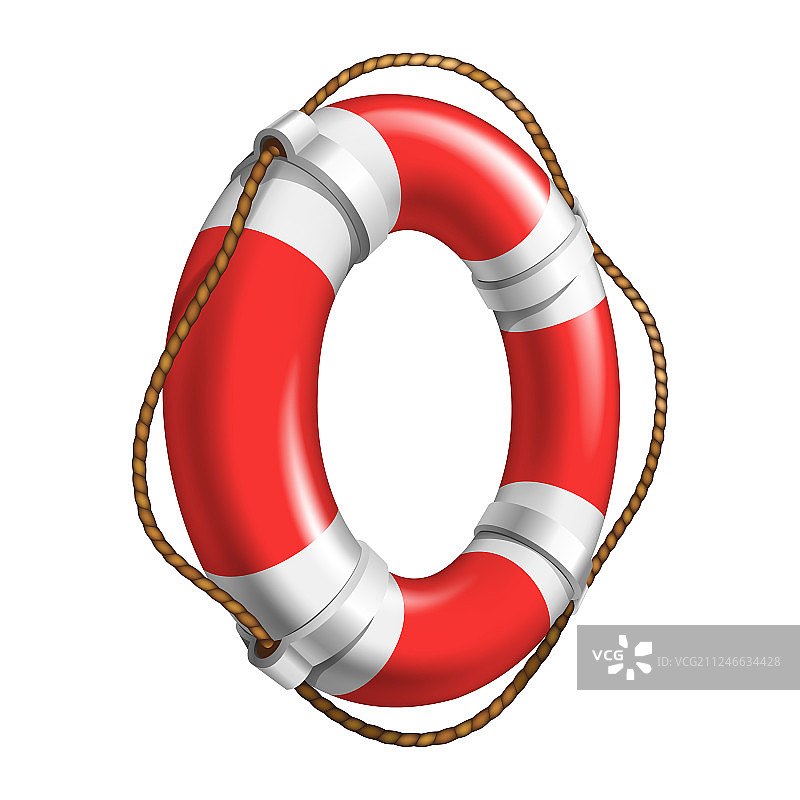 红白救生圈船用设备图片素材