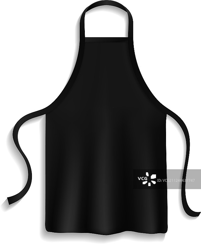 黑色烹饪围裙厨师图片素材