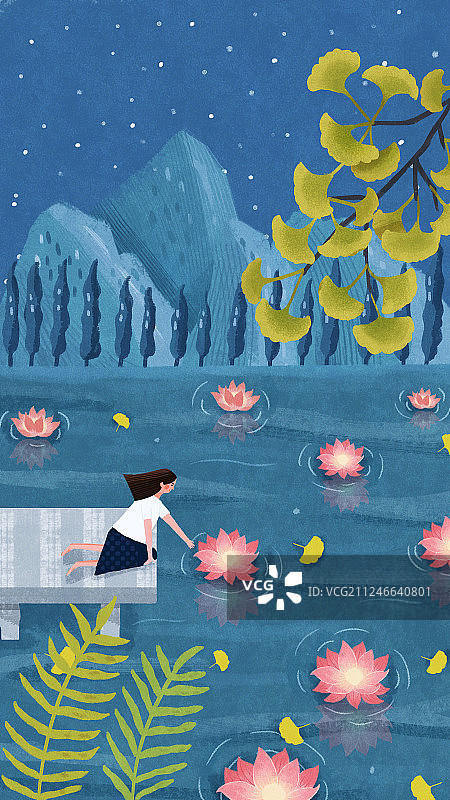 节气处暑图片素材