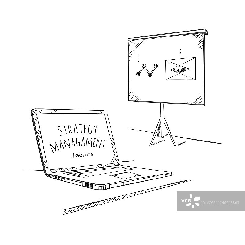 教育商业概念草图图片素材