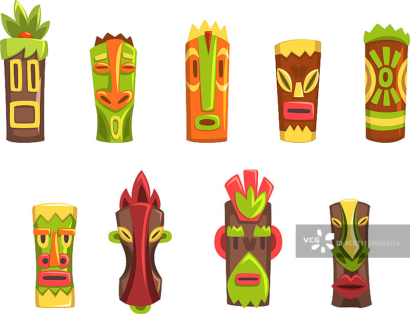 传统宗教图腾彩色民族图案图片素材