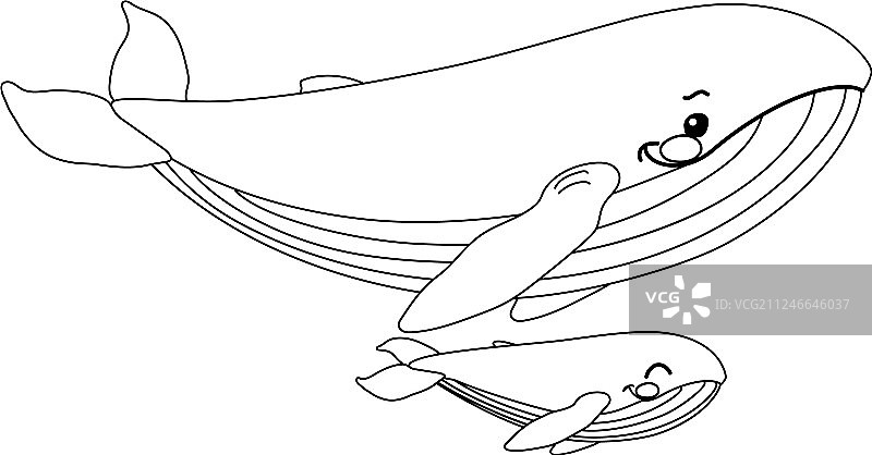 卡通动物剪贴画线条图片素材