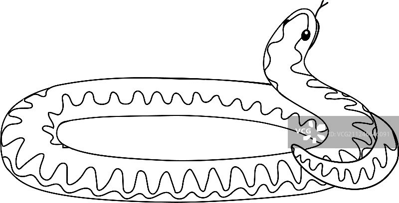 卡通动物剪贴画线条图片素材
